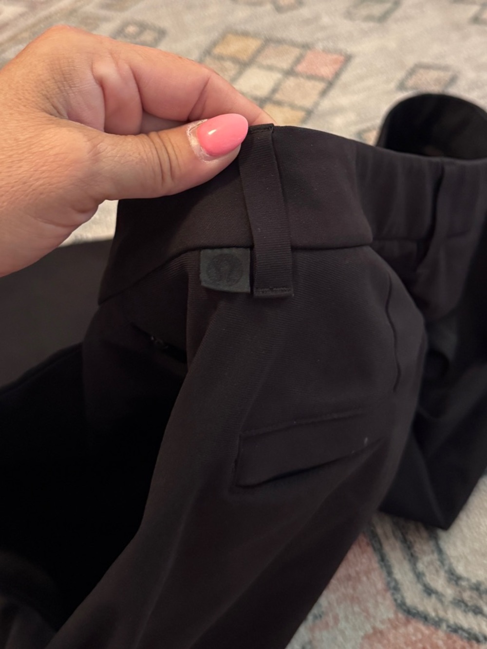 Lululemon ABC Relaxed-Fit 5 Pocket Pant Warpstreme Size 33 Black - Picture 7 of 7
